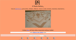 Desktop Screenshot of ilpuntoantico.it
